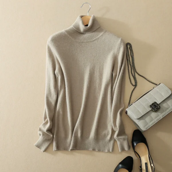 Solid Color Loose Head Bottom Shirt Woman - Image 2