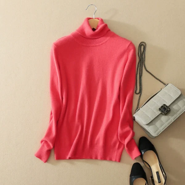 Solid Color Loose Head Bottom Shirt Woman - Image 4