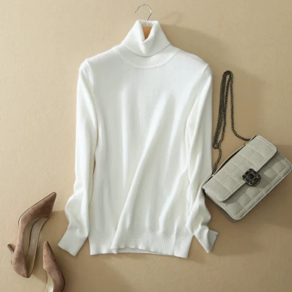 Solid Color Loose Head Bottom Shirt Woman - Image 5