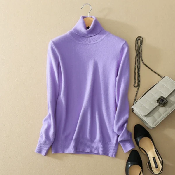 Solid Color Loose Head Bottom Shirt Woman - Image 3