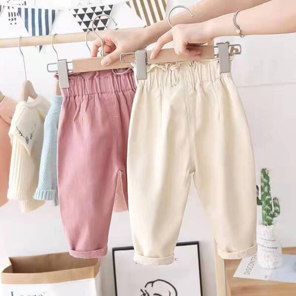 New spring and autumn kids girls pants - Image 4