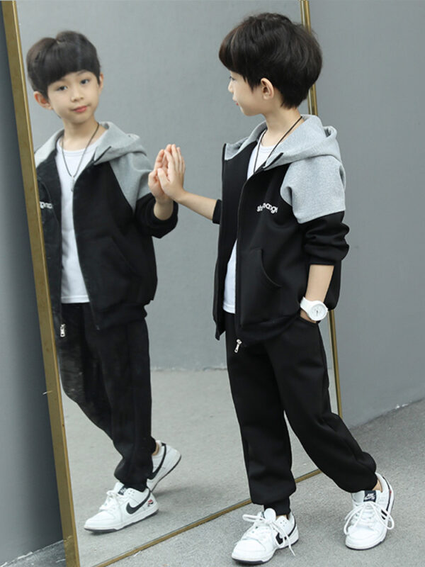 Kids Clothing 2025 Fashionable Two Piece Tracksuits - Image 3