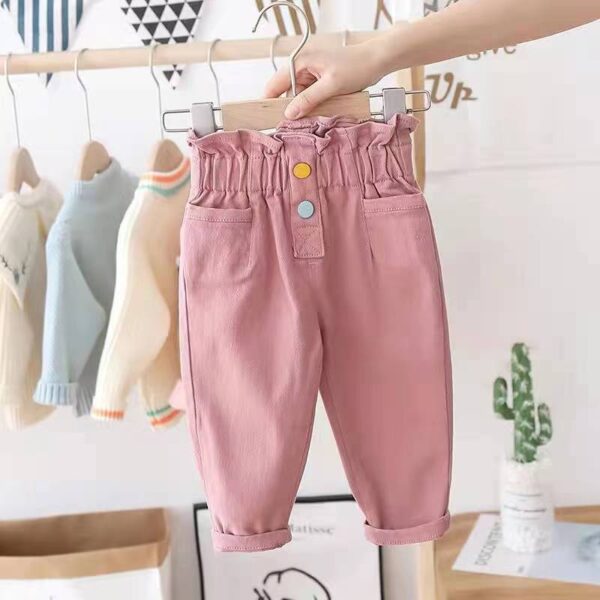 New spring and autumn kids girls pants - Image 2