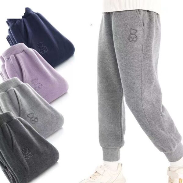 Girls' Casual Jogger Pants for Kids (Ages 6-12) - Image 2